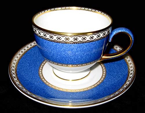 廃盤 Wedgwood ウエッジウッド Ulander Powder Blue ユーランダー パウダーブルー カップソーサー １客 Ospacp