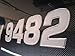 Boat & Jetski Registration Numbers - Domed/Raised Decal (16 pcs) White Center/Chrome Outline (Wake Series)
