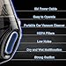 Reserwa [5th Gen] Car Vacuum 12V 106W Car Vacuum Cleaner 4500PA Much Stronger Suction Potable Handheld Auto Vacuum Cleaner with 16.4FT(5M) Power Cord, Carrying Bag, Cleaning Brush (Black)