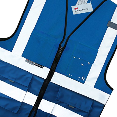 Salzmann Multi-Pocket Working Vest - Reflective Vest - Made with 3M Reflective Material