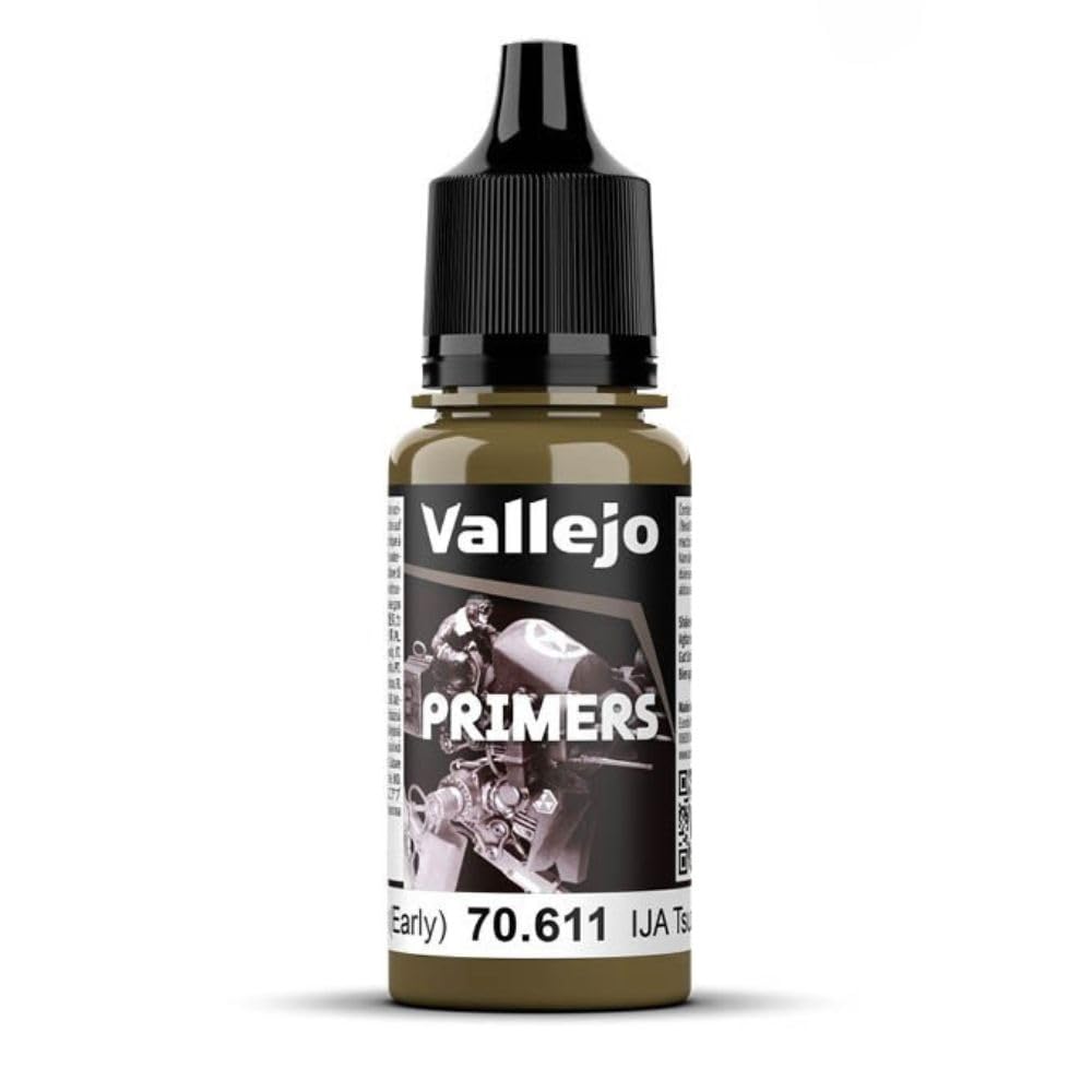 Vallejo Model Color 17 ml Polyurethane Primer - Earth Green — image 1