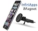 [Maker of iMagnet] Car Mount, Magnetic Mount-InfiniApps The Original Patented Slyde CD Slot Mount, Car Phone Mount for Smartphones iPhone Series, All Galaxy S Series, All Notes and Tablets