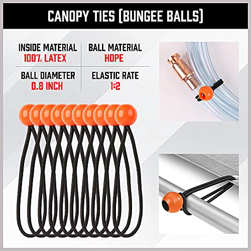 SEDY 42Piece Premium Bungee Cords Assortment kit, Includes 18”, 24