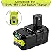 Energup 5000mAh Ryobi 18V Lithium Battery Replacement for Ryobi 18-Volt ONE+ P104 P105 P102 P103 P107 P108 P109 Tool