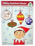 2017 Elf on the Shelf Advent Christmas Countdown Calendar with 24 Milk Chocolates