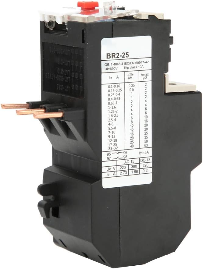 Relais De Surcharge Thermique LR2 D1312 5,5-8A Avec Réinitialisation Manuelle/Auto