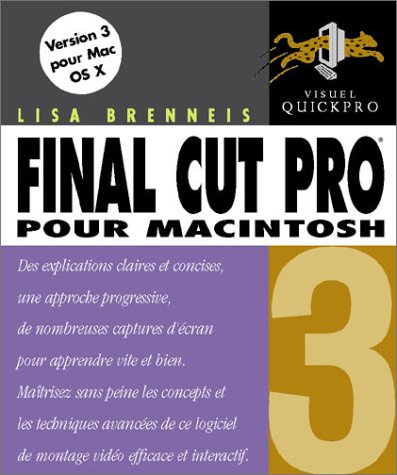 Final Cut Pro 3 pour Macintosh
