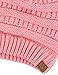 Tough Headwear Womens Winter Hat - Warm Chunky Cable Knit Beanies - Winter Beanie Hats for Women Cold Weather - Beanies Women Pink