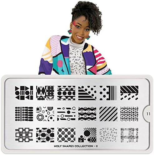 MoYou-London Holy Holy Shapes Shapes Collection Stamping Plate | Holy Shapes Collection Nail Design Nail Art Manicure Pedicure Stencils (11)
