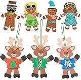 Christmas Crafts Kit For Kids Bulk (24 Pack) Foam