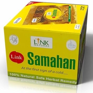 Samahan Ayurvedischer Ceylon Kräutertee, Naturgetränk, 50 Beutel., Textil, Light Brown., 50 X Packets Samahan