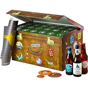 World Wide Beers | 24 Flaschen internationale Biere aus aller Welt als Geschenkbox (24×0,33l) | Geschenkidee für Männer…