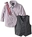 Nautica Baby Boys' Birdseye Vest Set, Navy, 18 Months