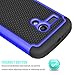 Motorola Moto G Case, Moto G 1st Gen Case, Tekcoo(TM) [Tmajor Series] Shock Absorbing Hybrid Rubber Plastic Impact Defender Rugged Slim Hard Case Cover for Moto G 3G / 4G LTE (Blue/Black)
