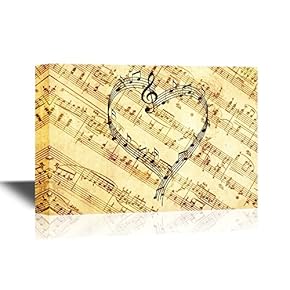 Music Notes Forming a Heart Shape