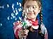 Haktoys Bubble Shooter Gun | Ready to Play Light Up Blower with LED Flashing Lights, Extra Refill Bottle, Bubble Blaster Toy for Toddlers, Kids, Parties (Batteries Included)