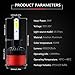 AUXITO Automobile H1 LED Headlight Bulbs 72W 8000Lms Per Pair All-in-One Conversion Kit US COB LED Chips Super Bright, 6500K Cool White