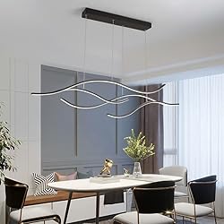 LightInTheBox Modern LED Linear Wave Chandelier