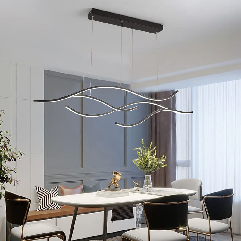LightInTheBox Modern LED Linear Wave Chandelier