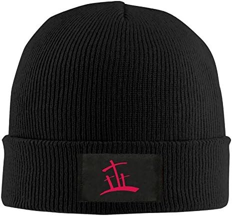 Runningway Christian Red Cross Knit Winter Beanie Hat Skull Cap Unisex Black