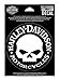 Harley-Davidson Hubcap Skull Small Decal, 4'' W x 4'' H DC1029302