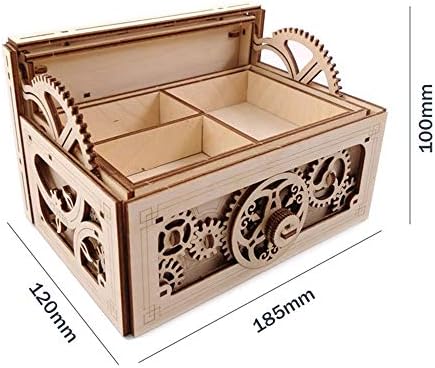 3d Puzzle Wooden Assembled Jewelry Box Mechanical Transmission Model Music Assembly Diy Secret Box Children S Educational Toys Girl Birthday Christmas Valentine S Day Present Buy Online At Best Price In Uae Amazon Ae