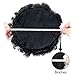 AISI QUEENS Afro Puff Drawstring Ponytail Human Hair Kinky Ponytail for Black Women Clip in African American Short Afro Curly Extensions