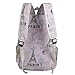 xhorizon FL1 Cute Preschool Book Bag Girls Laptop Backpack for Kids Daypack Rucksack, Paris-Purplish-red
