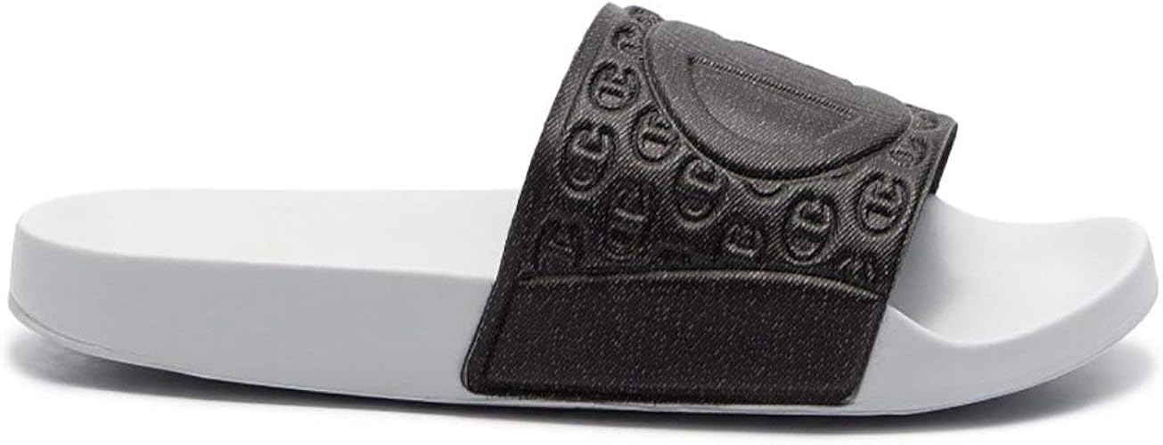 black champion flip flops