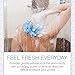 Loofah Bath Sponge, Shower Sponge (Larger 5-Inch Size) Long-Lasting Loofah Won't Fall Apart - Mesh Scrub Scrubber Bathing Sponge Exfoliator (1 Pack, Blue)