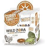 Curry Turkey - Meat and Veggie bars (10-pack) are Paleo Certified, gluten free, and Whole30 Approved. A great travel snack made with free-range, naturally-raised turkey and organic vegetables.