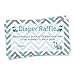 Teal Blue and Gray Elephant Boy Baby Shower Diaper Raffle Tickets (Set of 25)