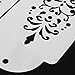 Whitelotous Plastic Cake Cookie Fondant Side Baking Stencil Wedding Decor Mold Tool (Type A)
