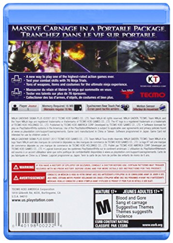 Ninja Gaiden Sigma Plus - PlayStation Vita