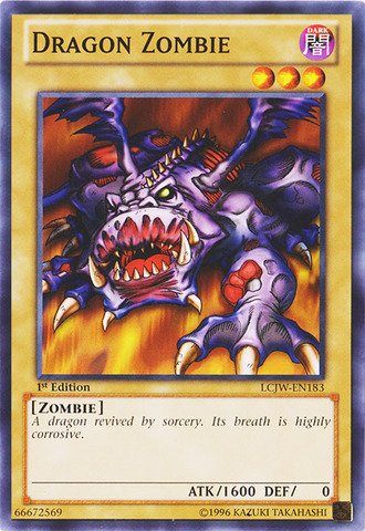 Yu-Gi-Oh! - Dragon Zombie (LCJW-EN183) - Legendary Collection 4: Joey's World - 1st Edition - Common
