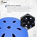 JBM Skateboard Helmet CPSC ASTM Certified Impact resistance Ventilation for Multi-sports Cycling Skateboarding Scooter Roller Skate Inline Skating Rollerblading Longboard