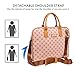 Laptop Bag Briefcase for Men Women Messenger Shoulder Bag Travel Crossbody Purse Business Bag for 15inch Laptop (Pink, 15.6inch)