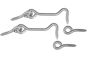 National Hardware N117-952 V2000 Hooks & Eyes in Zinc plated, 2 pack,2-1/2 Inch