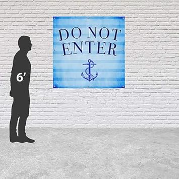 at the lowest price CGSignLab u0027Do Not Enter -Nautical Stripes