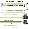 SUZCO 34' 4 Wire 4-Flat Trailer Light Wiring Harness Extension Kit