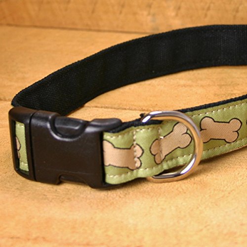 1" Pistachio Bones Extra Large Hemp Collar