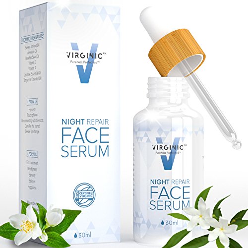 Night Face Serum Anti Aging With Oil Moisturizer Eye Body Best For Women Men Oily Dry Sensitive Skin Wrinkles Natural Retinol Above Organic Facial Vegan Neck Firming Cream Lotion Vitamin Acne Collagen