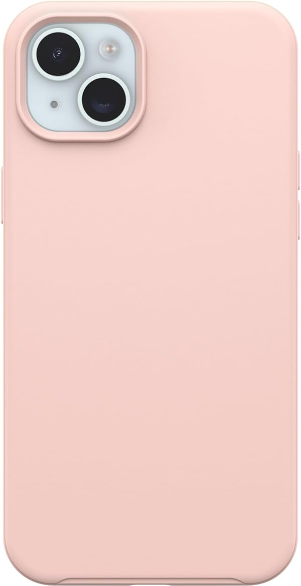OtterBox Symmetry Series Schutzhülle für iPhone 15 Plus und iPhone 14 Plus, Ballettschuhe (Pink), rastet auf MagSafe EIN, Ultra-schlank, erhöhte Kanten schützen Kamera und Bildschirm