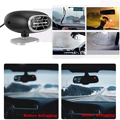 Pstars Mini Portable Car Heater with Adjustable Thermostat, Automatic Overheat Protection, Efficient and Lasting, Energy Saving, Electric Warmer Vehicle Winter Warm - Thumbnail 2