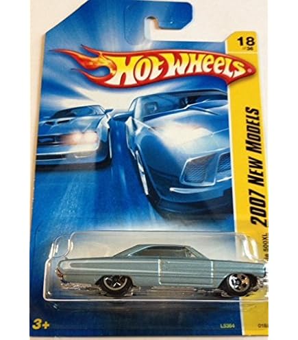 Amazon.com: 1964 Ford Galaxie 500XL Lt Blue Hot Wheels (2007 New