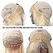 Blonde Human Hair Wigs 13x4 Lace Fron Wig Middle Part Short Cut Blonde Bob 180% Density Remy Hair 12