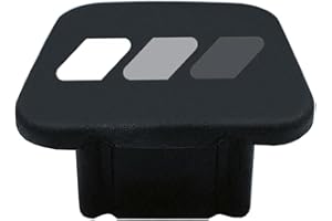 Xiaren 2 Inch Tri-Color 3 Color Logo Trailer Hitch Tube Cover Plug Cap, Rubber Receiver Tube Hitch Plug Fit for Toyota Car Accessories