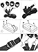 Sex Straps for Under Bed Restraints Bondageromance Sex Play BDSM SM Bondage Restraining Fetish Fur Game Tie up Handcuffs Mattress Harness Things Blindfold Whips Toys Adults Kit Couples Women Men