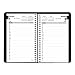 Brownline 2018 Daily Appointment Book, Spiral, 8 x 5 inches, Black, (C2504.81T-18)