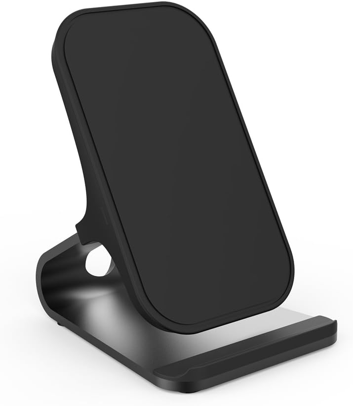 Wireless Charger, Autoor Fast Charge Charging Stand/Holder/Bracket for iPhone X/8/8 Plus/Samsung/HTC/LG/Nokia/Google, etc, Black